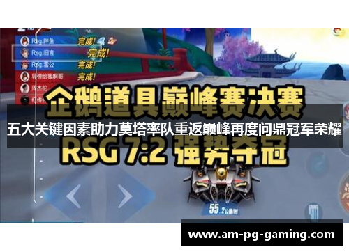 五大关键因素助力莫塔率队重返巅峰再度问鼎冠军荣耀